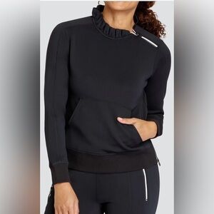 Tail Activewaer ruffle collar sweatshirt